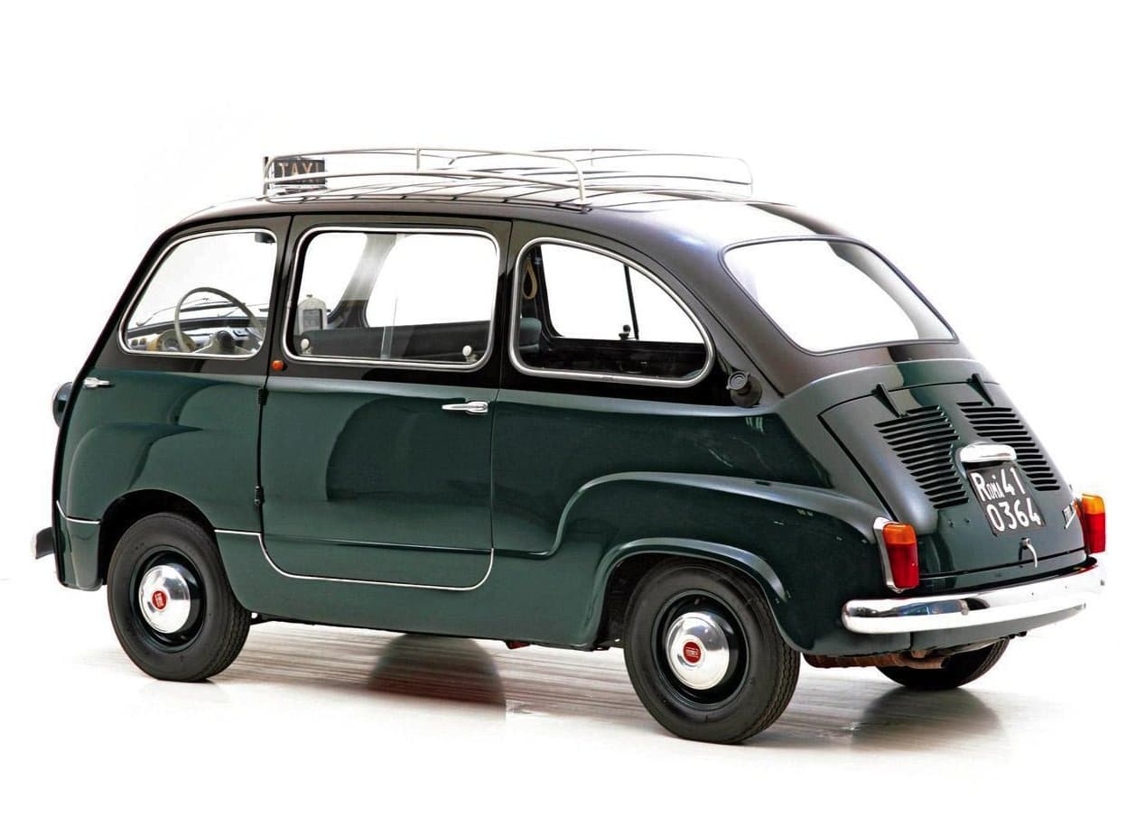 Vintage Car Fiat 600 Multipla - - FGIdeas.org