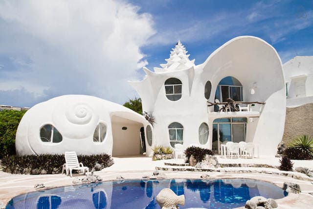 The Seashell House In Mexico - - FGIdeas.org